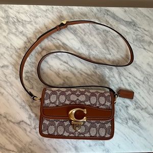 Coach Studio Bag Crossbody in Signature Textile - Brown/Amber